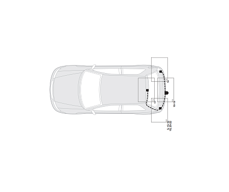 Электрика фаркопа Hak-System (7 pin) для Mazda 2 2003-2007 16120504 в 