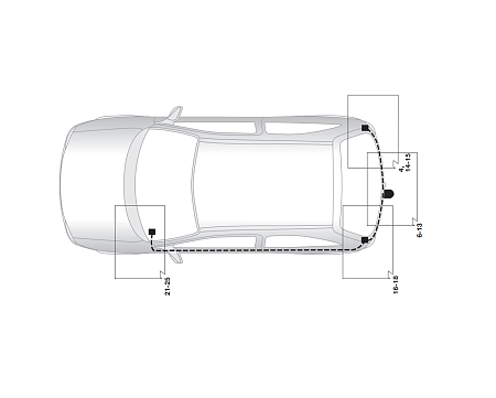 Электрика фаркопа Hak-System (7 pin) для Fiat Panda 2003-2012 12050505 в 