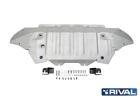 Защита радиатора и картера RIVAL для Audi Q7 2015-2020, V - 3.0; 3.0d 333.0329.1 в 