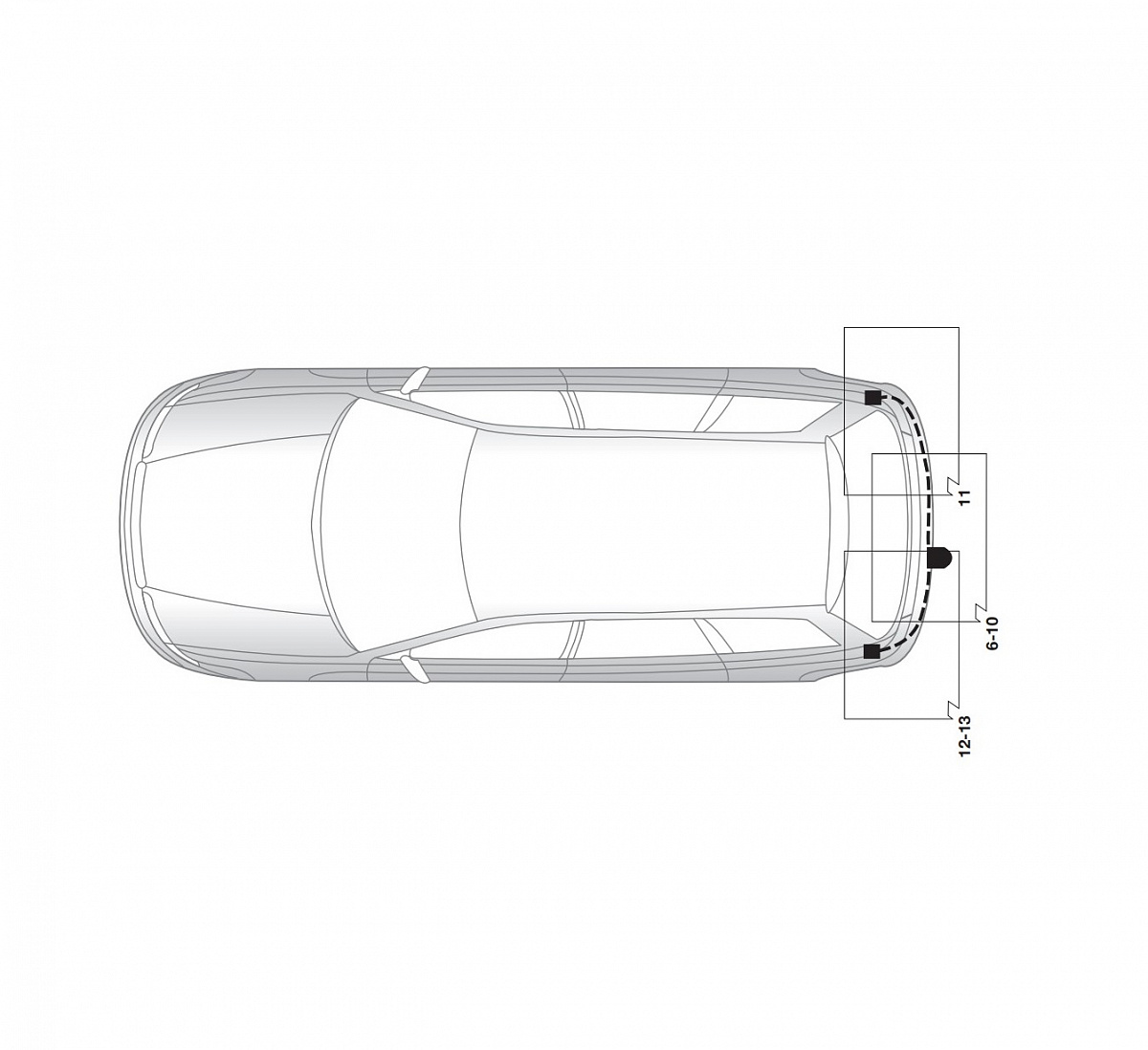 Электрика фаркопа Hak-System (7 pin) для Toyota Avensis 2003-2008 16250505 в 