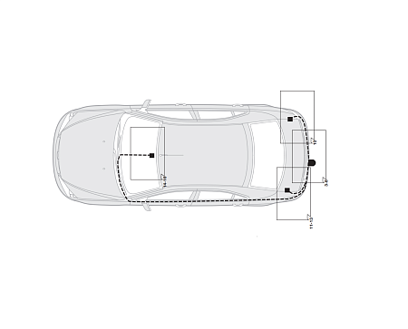 Электрика фаркопа Hak-System (13 pin) для Ford Mondeo 2000-2007 26060501 в 