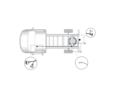 Электрика фаркопа Hak-System (13 pin) для Nissan NV400 2014-. 21500606 в 