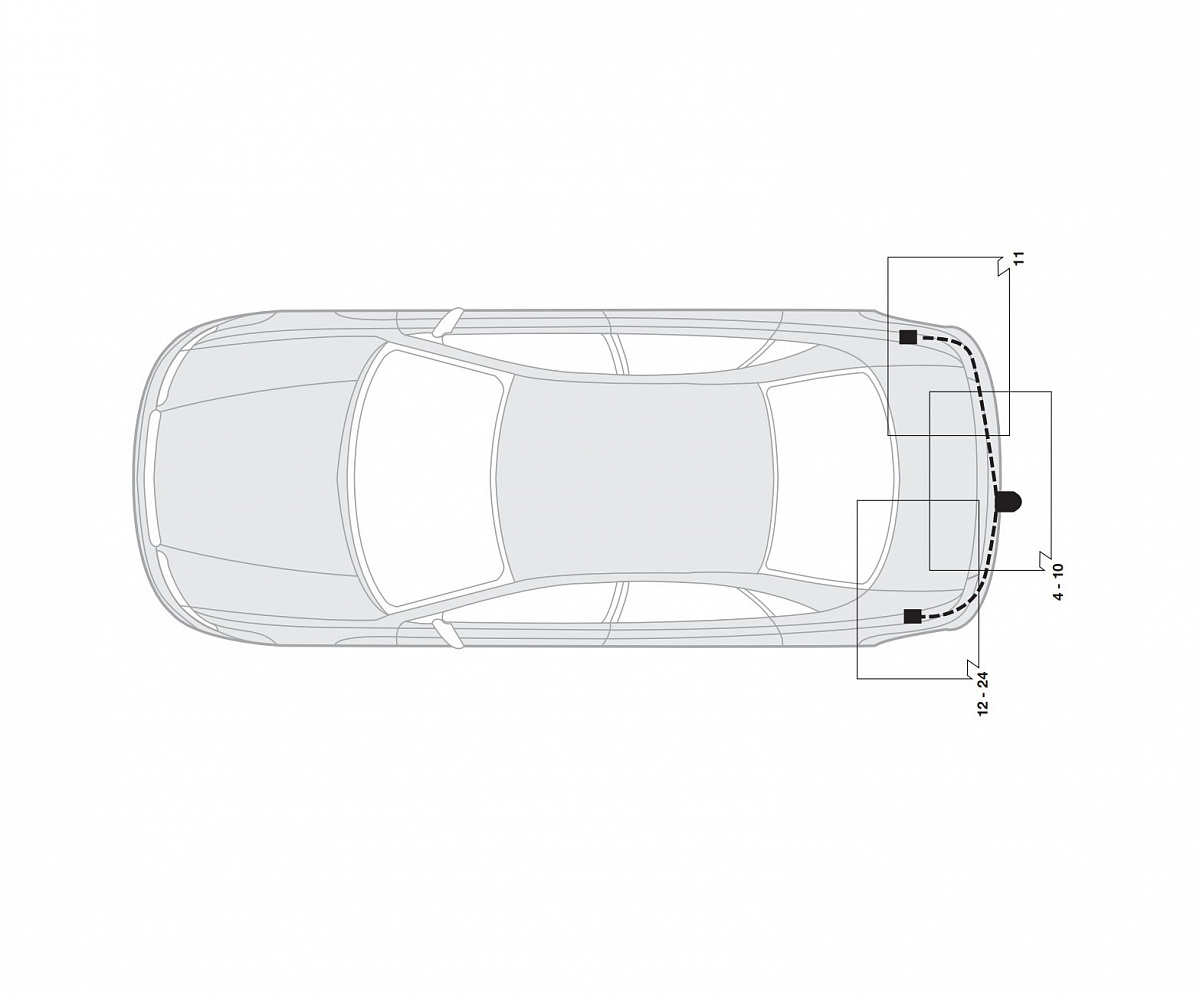 Электрика фаркопа Hak-System (7 pin) для Skoda Fabia 2000-2007 16220502 в 