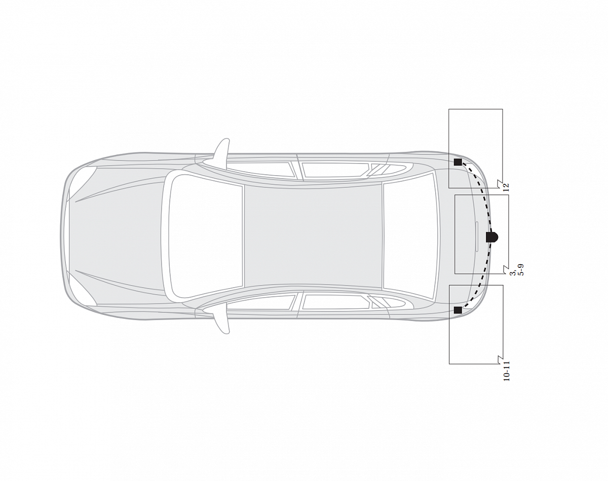 Электрика фаркопа Hak-System (13 pin) для Renault Megane 2003-2009 26180510 в 