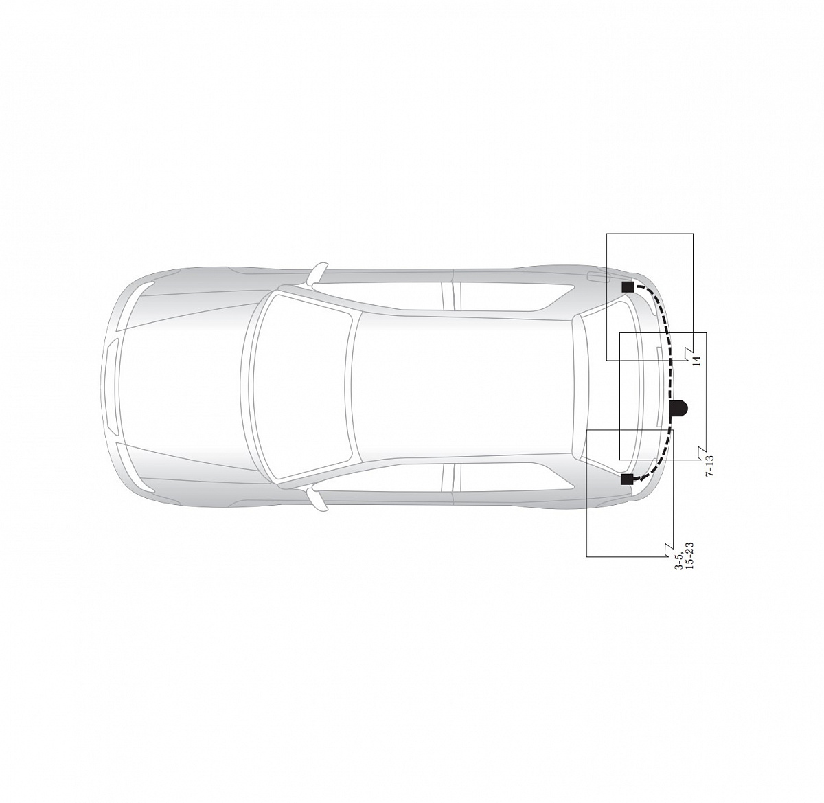 Электрика фаркопа Hak-System (13 pin) для Seat Leon 1999-2005 26210503 в 