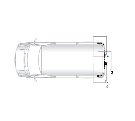 Электрика фаркопа Hak-System (7 pin) для Fiat Ducato 2002-2006 16500506 в 