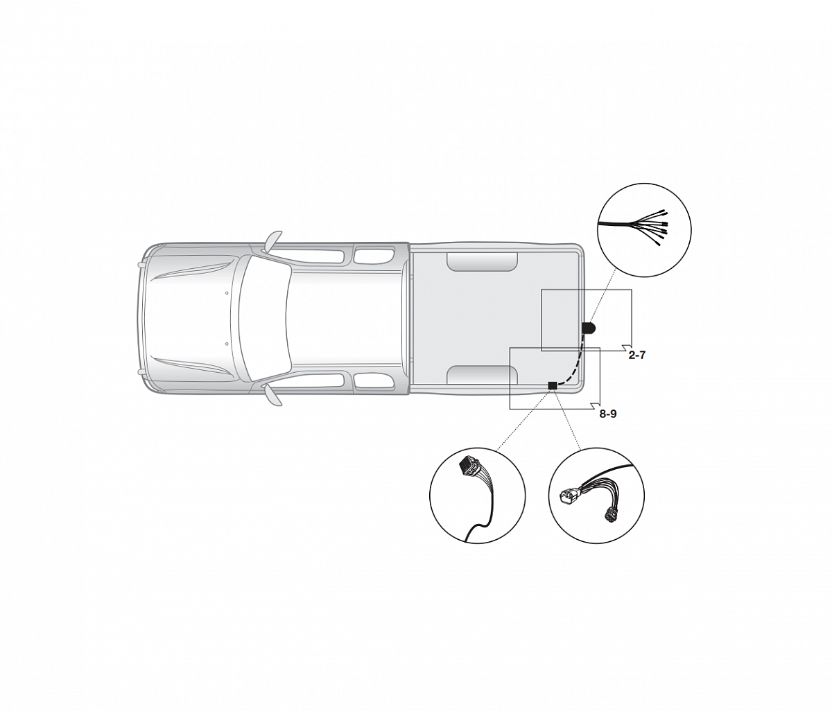 Электрика фаркопа Hak-System (7 pin) для Isuzu D-Max 2012-2021 16090506 в 