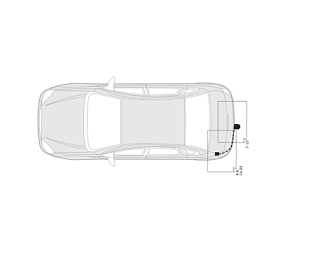 Электрика фаркопа Hak-System (7 pin) для Ford Focus 2003-2005 16060514 в 