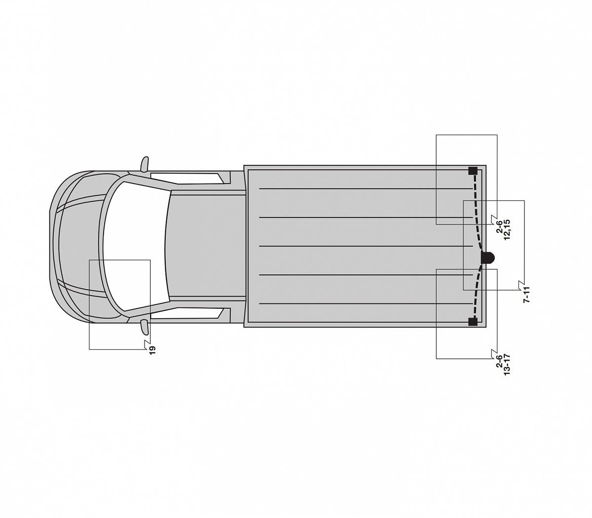 Электрика фаркопа Hak-System (13 pin) для Volkswagen Transporter T5 2003-2009 21270513 в 