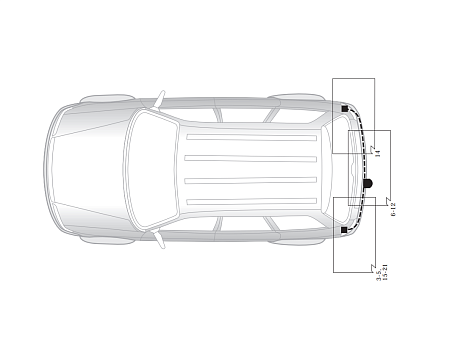 Электрика фаркопа Hak-System (13 pin) для Audi A6 Allroad 2000-2006 26010500 в 