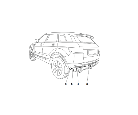 Электрика фаркопа Westfalia (13 pin) для Land Rover Evoque 2011-2018 323102300113 в 