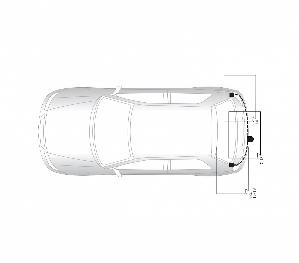 Электрика фаркопа Hak-System (7 pin) для Seat Leon 1999-2005 16210503 в 