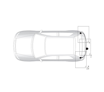 Электрика фаркопа Hak-System (7 pin) для Seat Leon 1999-2005 16210503 в 