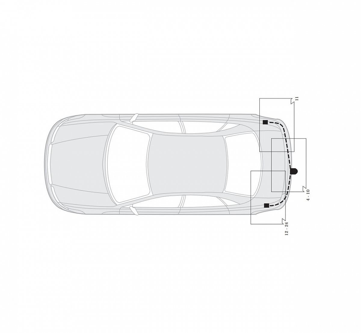 Электрика фаркопа Hak-System (13 pin) для Skoda Fabia 2000-2007 26220502 в 