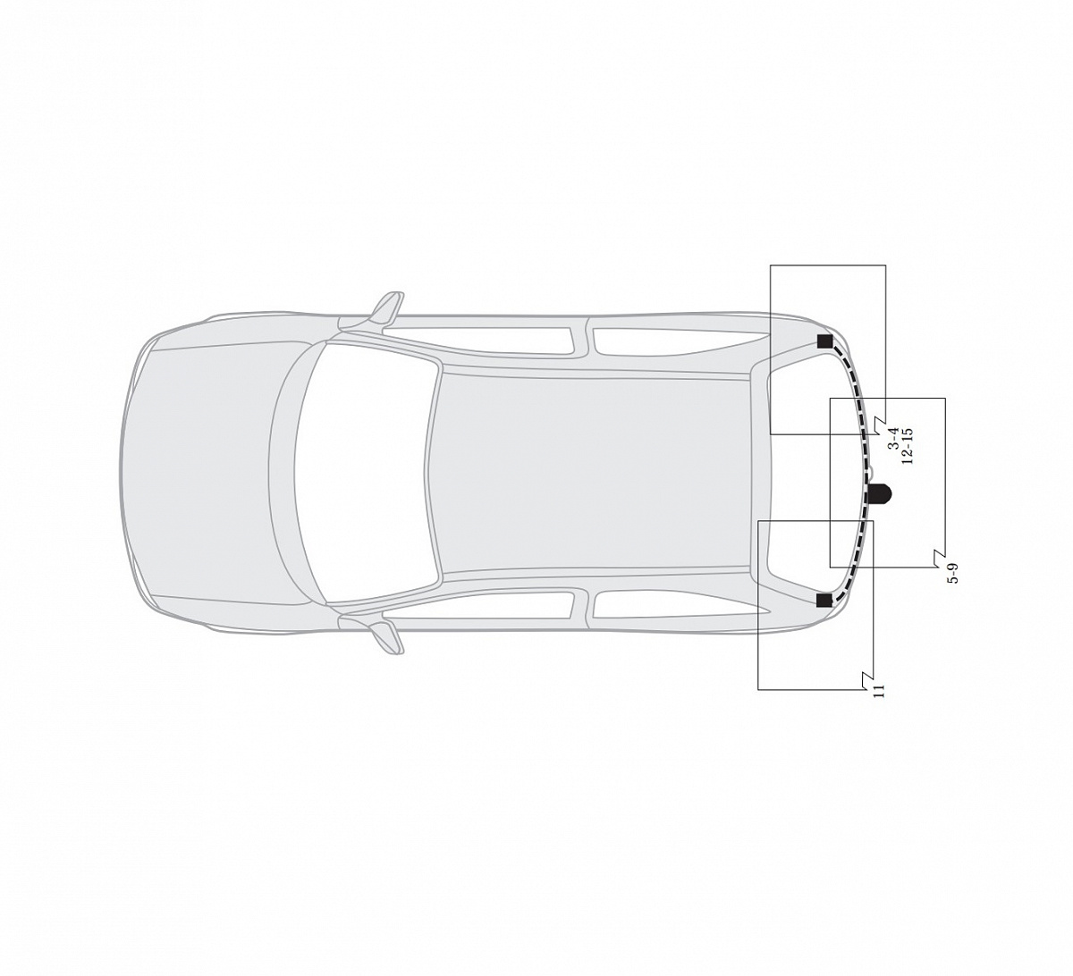 Электрика фаркопа Hak-System (13 pin) для Suzuki Ignis 2000-2003 26240507 в 