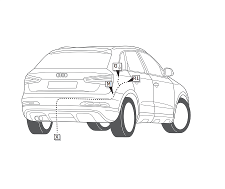 Электрика фаркопа Hak-System (13 pin) для Audi Q8 2018- 26010526 в 