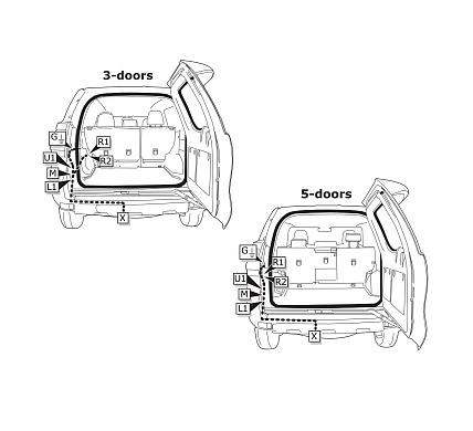 Электрика фаркопа Westfalia (13 pin) для Toyota Land Cruiser Prado J150 2009-  335398300113 в 