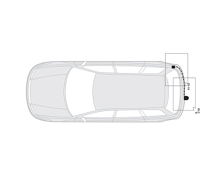 Электрика фаркопа Hak-System (13 pin) для Subaru Legacy 2003-2009 26230500 в 