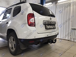 Установили фаркоп Baltex для Renault Duster 2014 г.в.