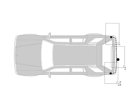 Электрика фаркопа Hak-System (7 pin) для Toyota Land Cruiser 2002-2007 16250501 в 