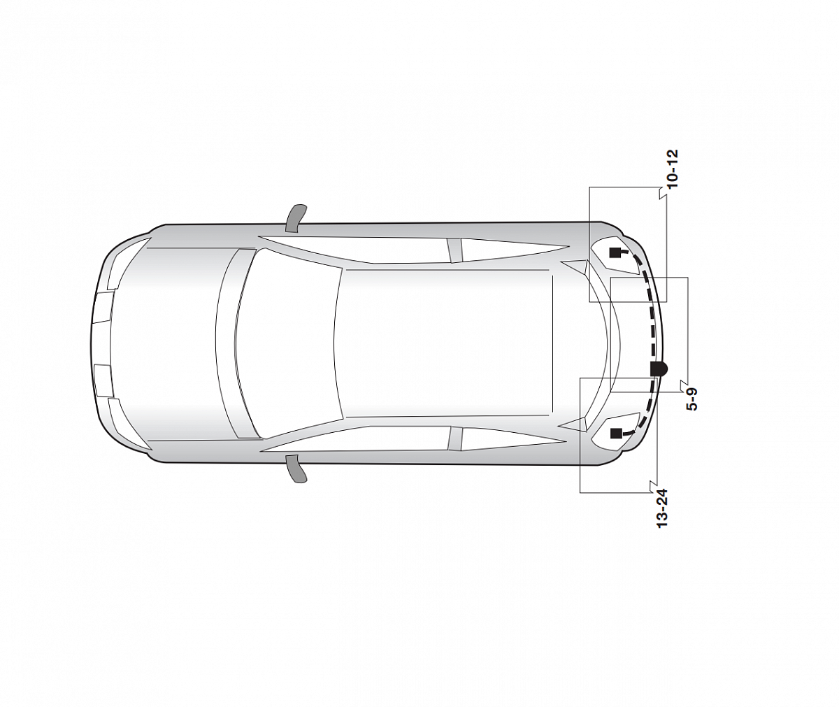 Электрика фаркопа Hak-System (7 pin) для Renault Megane 2006-2008 16180516 в 