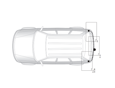 Электрика фаркопа Hak-System (7 pin) для Audi A6 Allroad 2000-2006 16010500 в 