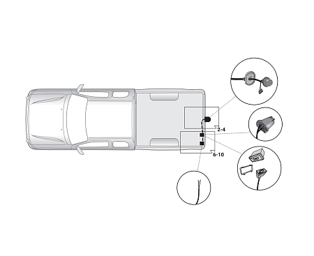 Электрика фаркопа Hak-System (13 pin) для Dodge RAM 2013-2018 26500674 в 