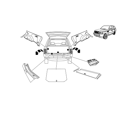 Электрика фаркопа Brink (13 pin) для Land Rover Range Rover Sport 2005-2013 744184 в 