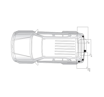 Электрика фаркопа Hak-System (7 pin) для Suzuki Grand Vitara 1998-2005 16240503 в 