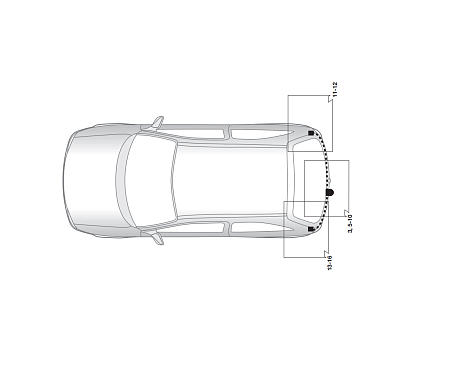 Электрика фаркопа Hak-System (7 pin) для Honda FR-V 2005-2009 16070509 в 