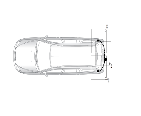 Электрика фаркопа Hak-System (13 pin) для Ford Focus 2005-2011 26060517 в 