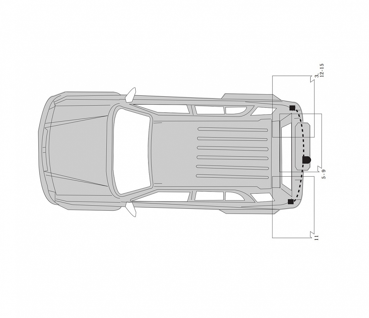 Электрика фаркопа Hak-System (13 pin) для Toyota RAV 4 2000-2006 26250503 в 