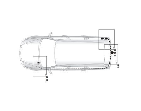 Электрика фаркопа Hak-System (7 pin) для Honda Accord 2003-2008 16070511 в 