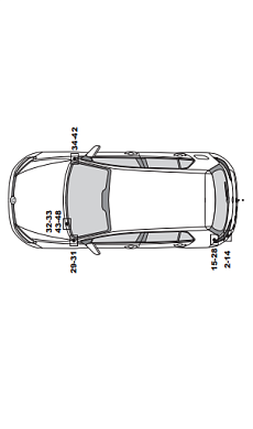 Электрика фаркопа RamredAC (7-полюсная) Seat Leon 2013- для авто с подготовкой 425007-T в 