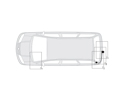 Электрика фаркопа Hak-System (7 pin) для Ford Galaxy 1995-1997 12500002 в 