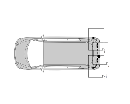 Электрика фаркопа Hak-System (13 pin) для Renault Espace 2002-2015 26180502 в 