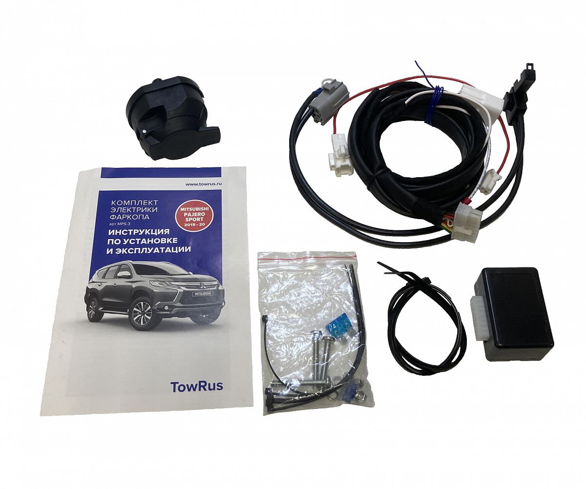 Электрика фаркопа TowRus (7 pin) для Mitsubishi Pajero Sport 2016-2021 MPS-3 в 