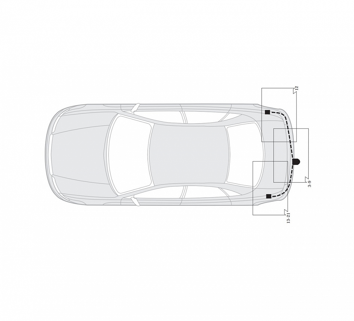 Электрика фаркопа Hak-System (13 pin) для Skoda Octavia 1996-2011 26220501 в 