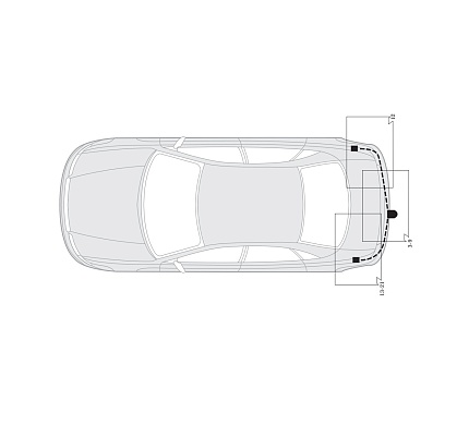 Электрика фаркопа Hak-System (13 pin) для Skoda Octavia 1996-2011 26220501 в 