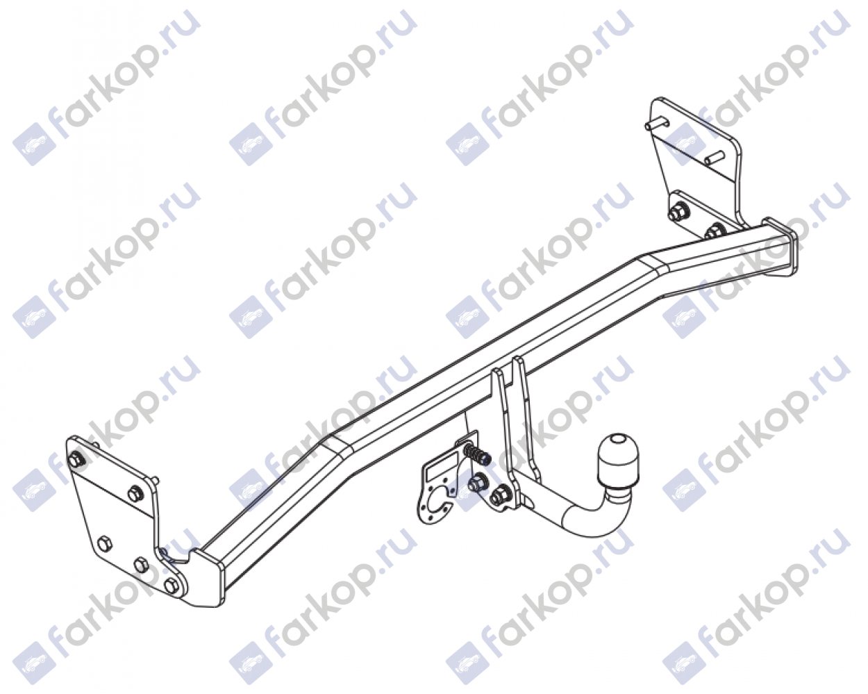 Фаркоп Auto-Hak для Hyundai Elantra 2016-2020 Арт. J 73 J 73 в 