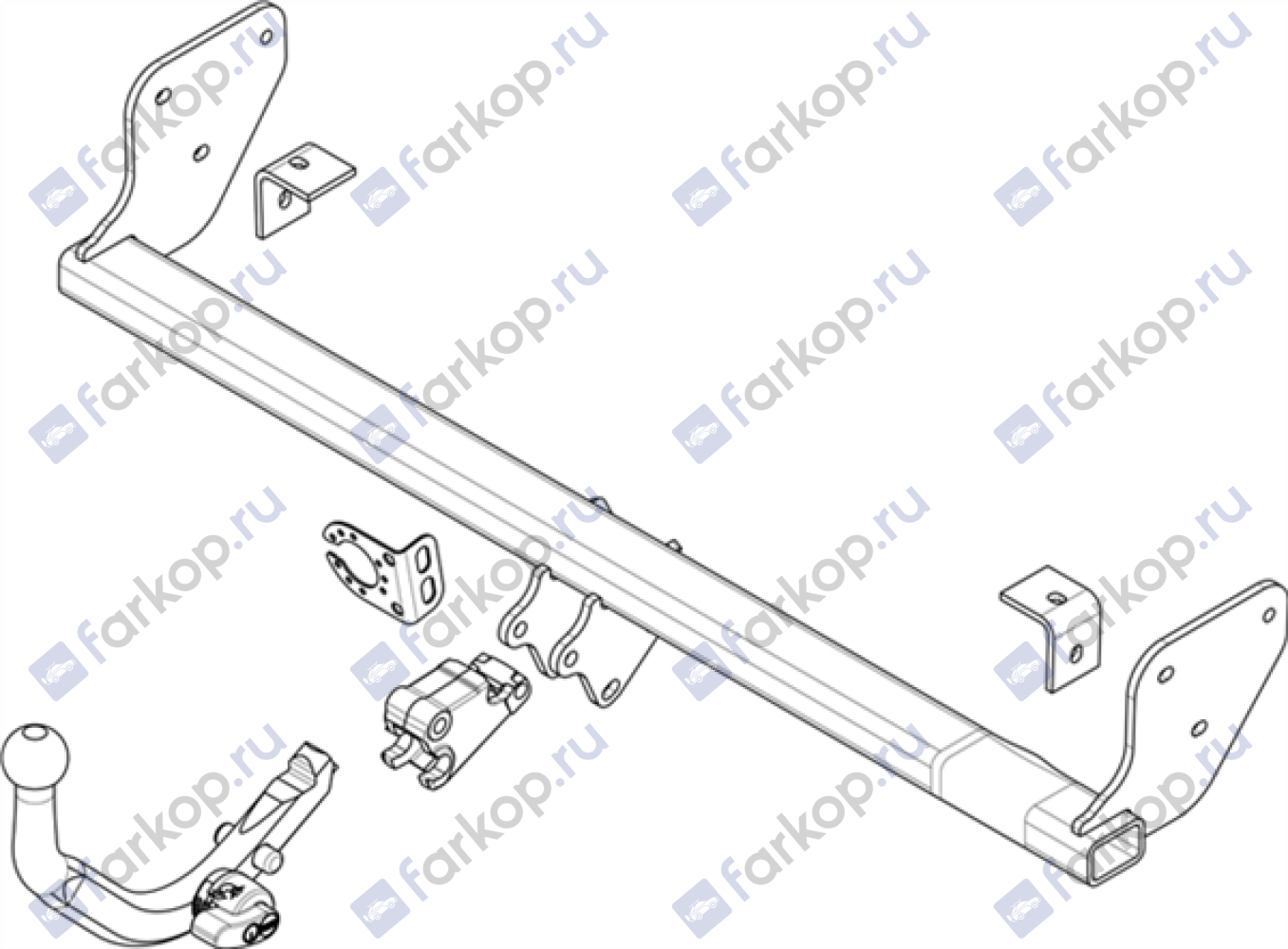 Фаркоп Brink для Hyundai i30 (хетчбек) 2007-2011 Арт. 534400 534400 в 