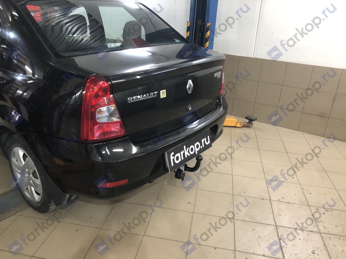 Фаркоп Лидер Плюс для Renault Logan (седан) 2005-2013 R114-A в 