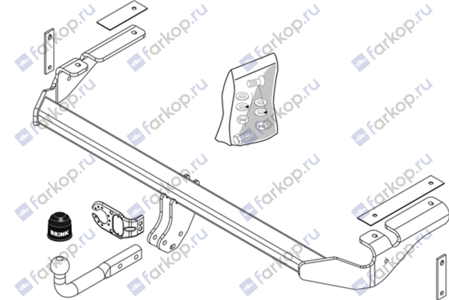 Факроп Brink для Citroen C5 (хэтчбек) 2004-2008 447200 в 