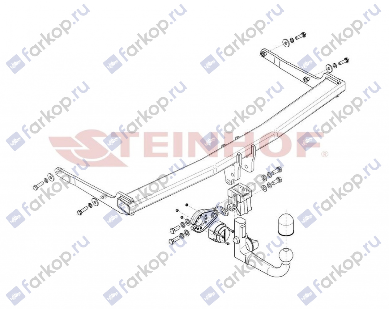 Фаркоп Steinhof для Skoda Karoq 2018- Арт. S-294 S-294 в 