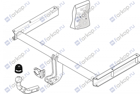 Фаркоп Brink для Audi A4 (седан, универсал) 2008-2015 492500 в 