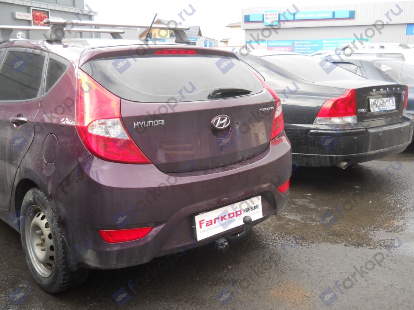 Фаркоп Brink для Hyundai Solaris (седан, хэтчбек) 2011-2017 Арт. 555000 555000 в 