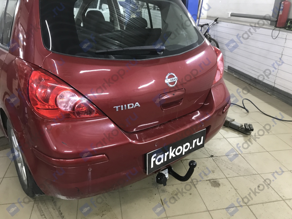 Фаркоп Лидер Плюс для Nissan Tiida (хетчбек) 2007-2014 Арт. N114-A N114-A в 