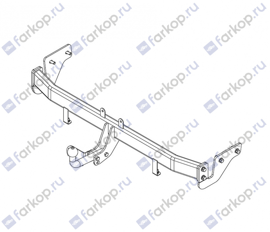 Фаркоп AvtoS для Hyundai Solaris (седан,хетчбек) 2010-2014 Арт. HY 23 HY 23 в 