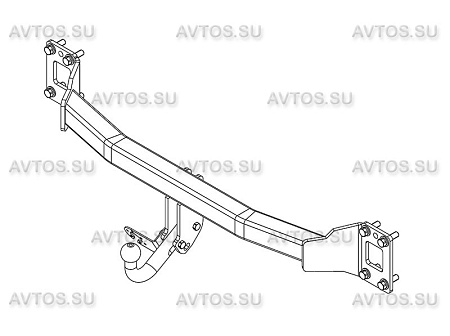 Фаркоп AvtoS для Volkswagen Touareg 2006-2010 AU 05 в 