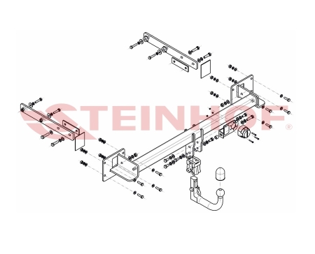 Фаркоп Steinhof для Mercedes R-Class (W251) 2006-2017 Арт. M-147 M-147 в 